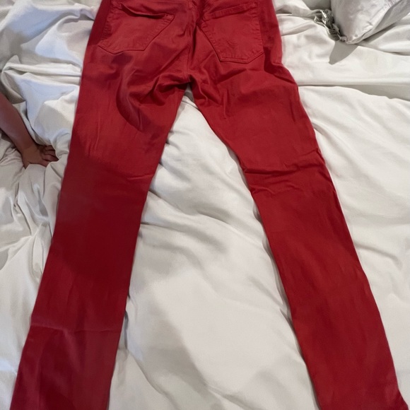 AG slim pink/salmon stretch pants - Picture 3 of 5
